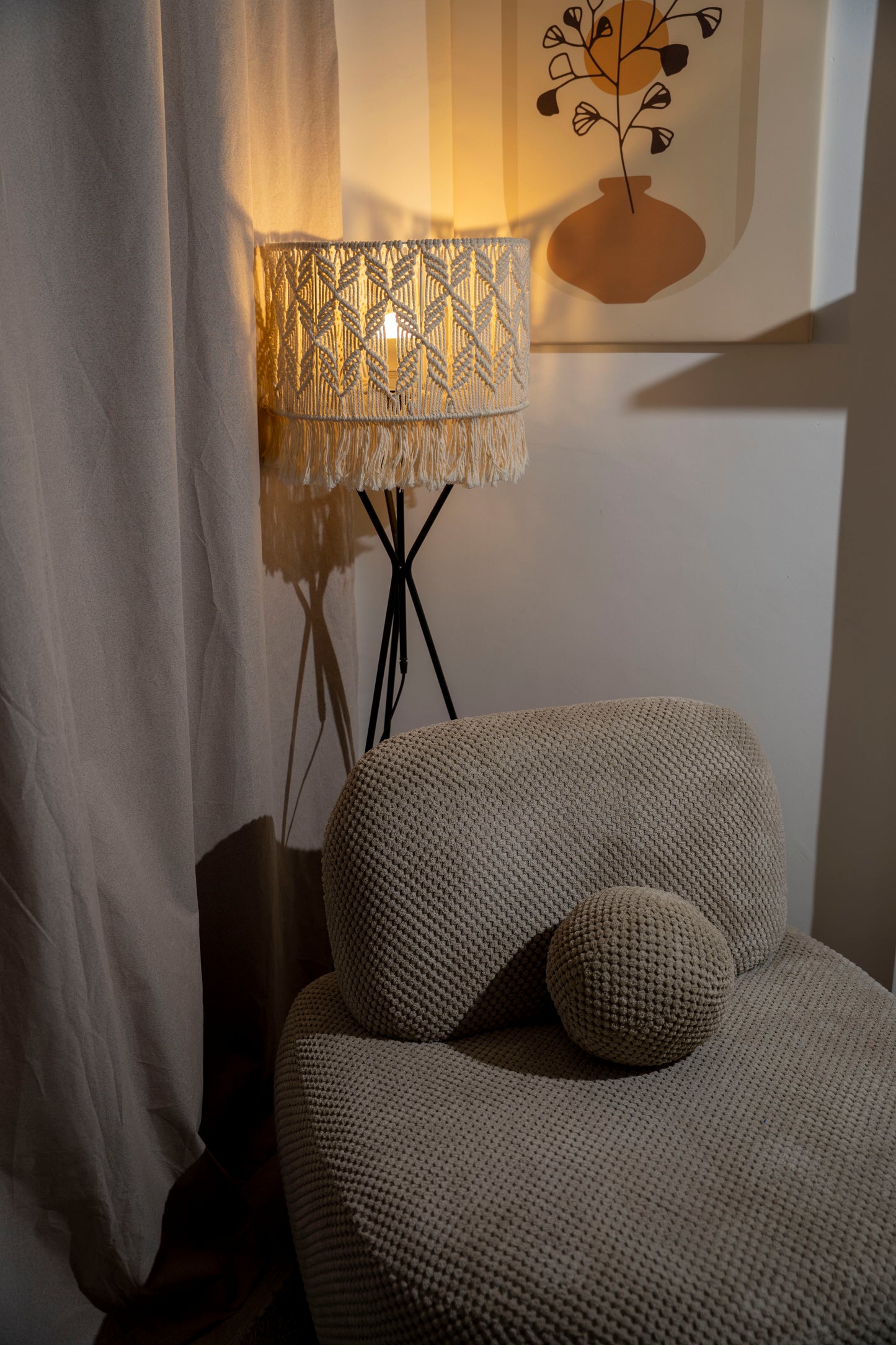 Macrame lamp 400228
