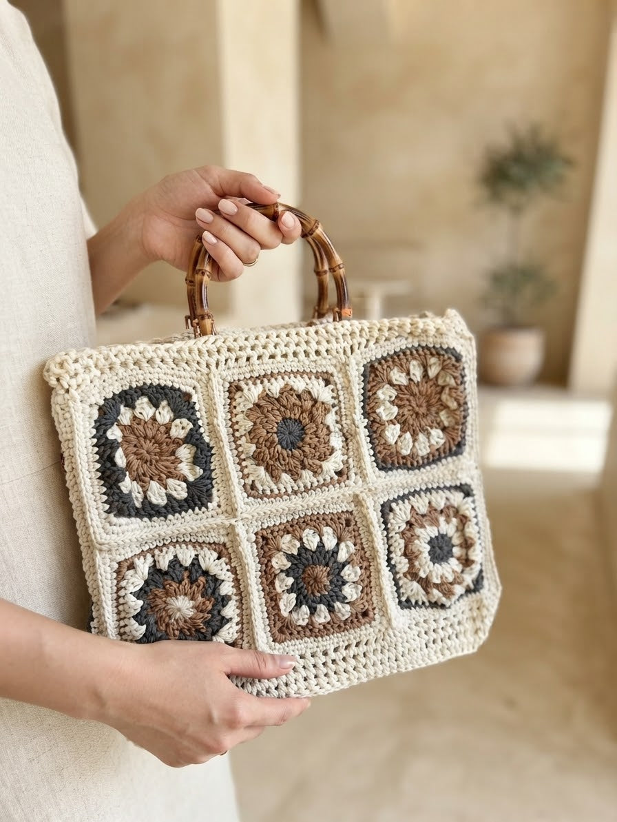 Handmade Crochet Handbag 390053