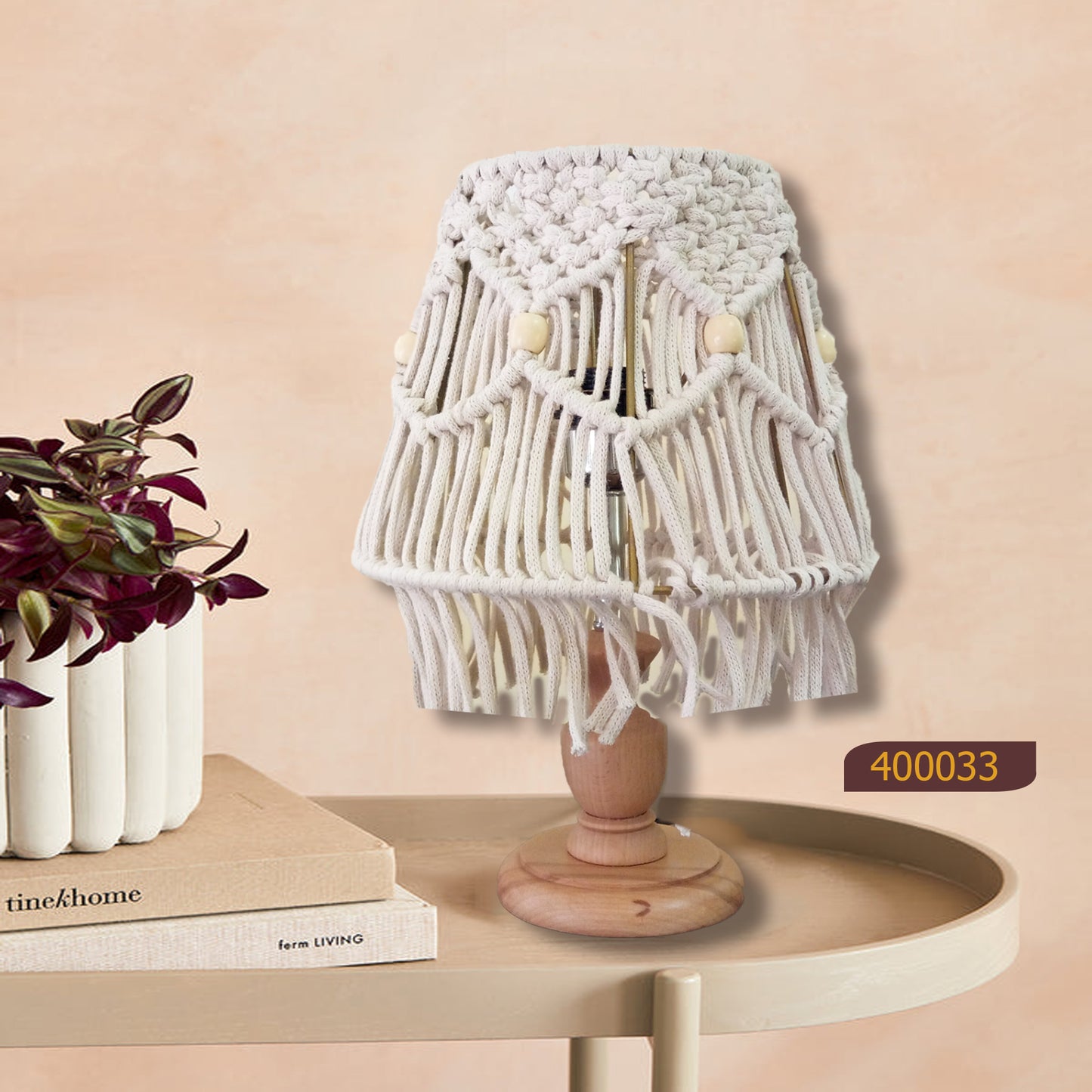 desk lamp 033 (macrame)