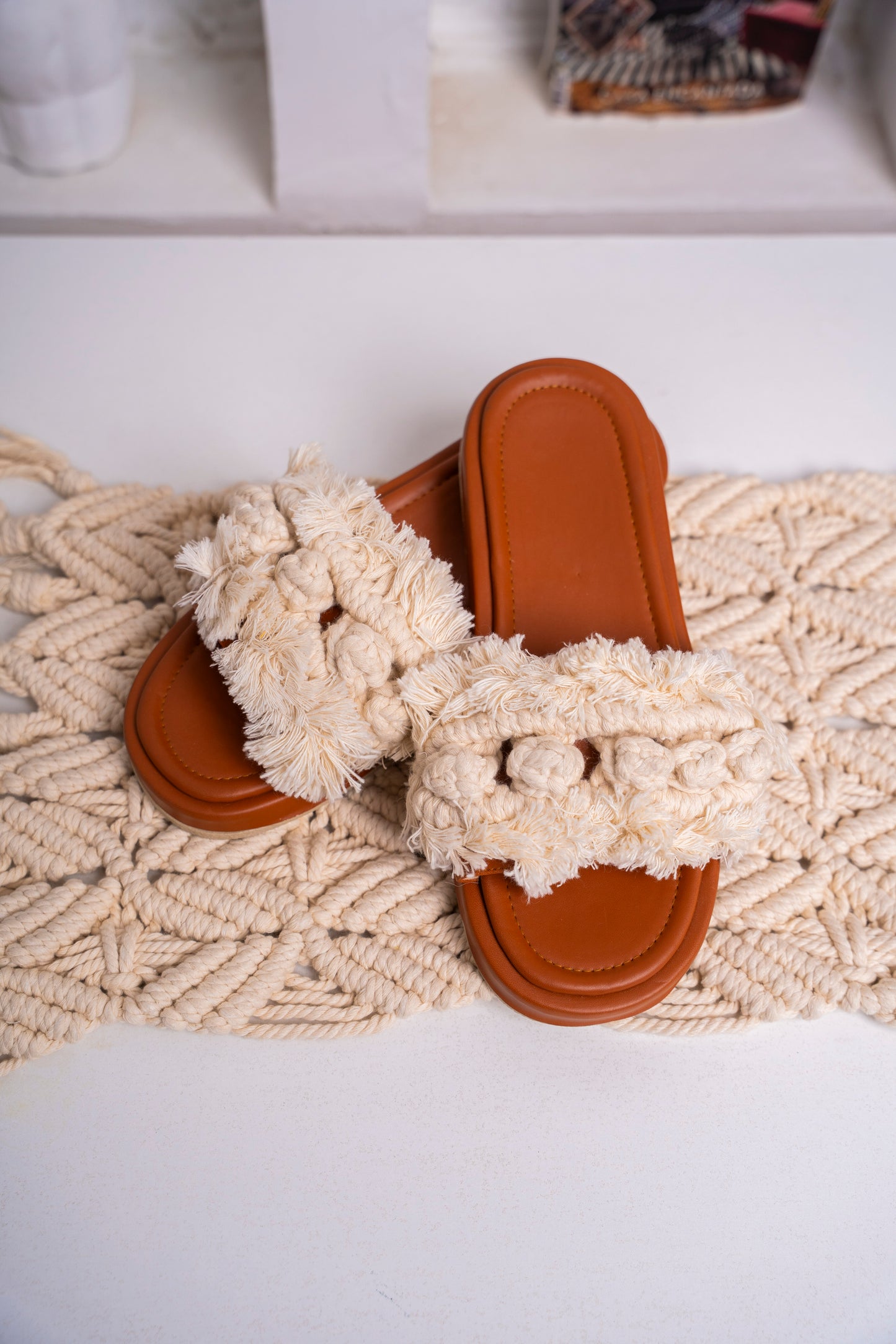 macrame slipper 400317