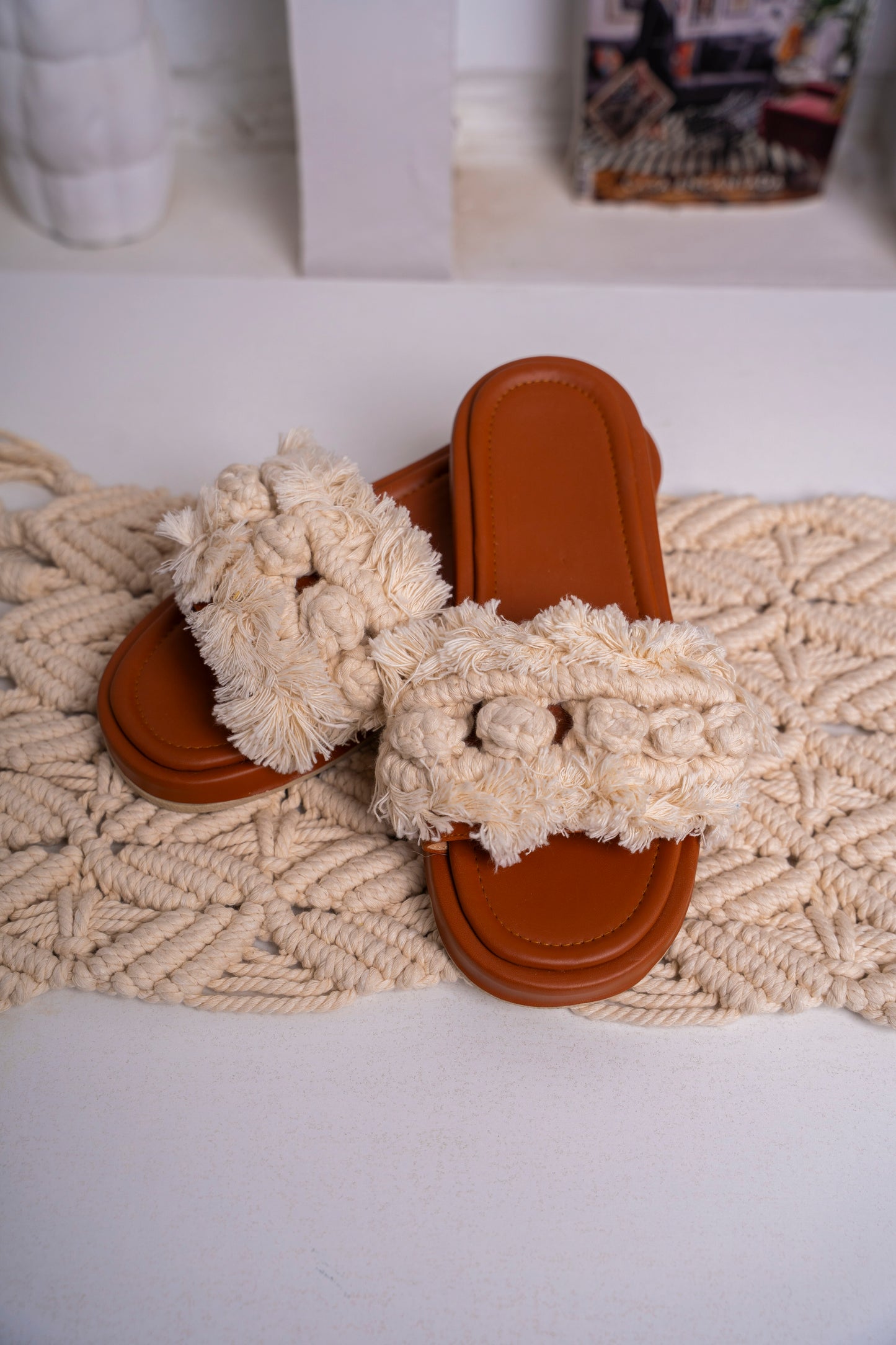 macrame slipper 400317