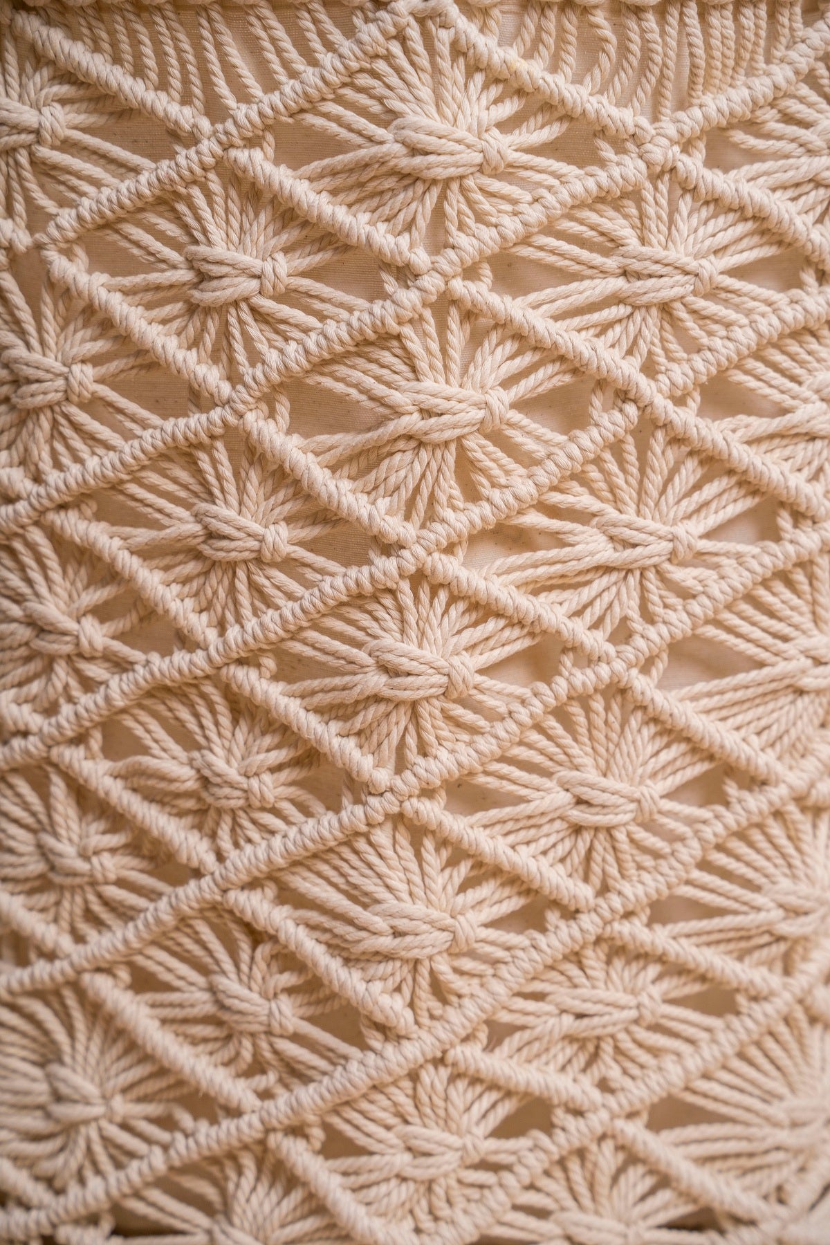 handmade macrame basket 400356