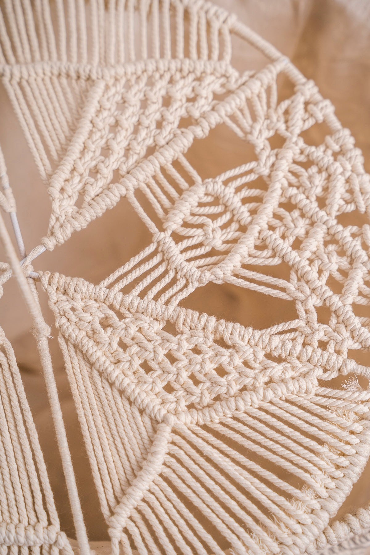 handmade macrame basket 400356
