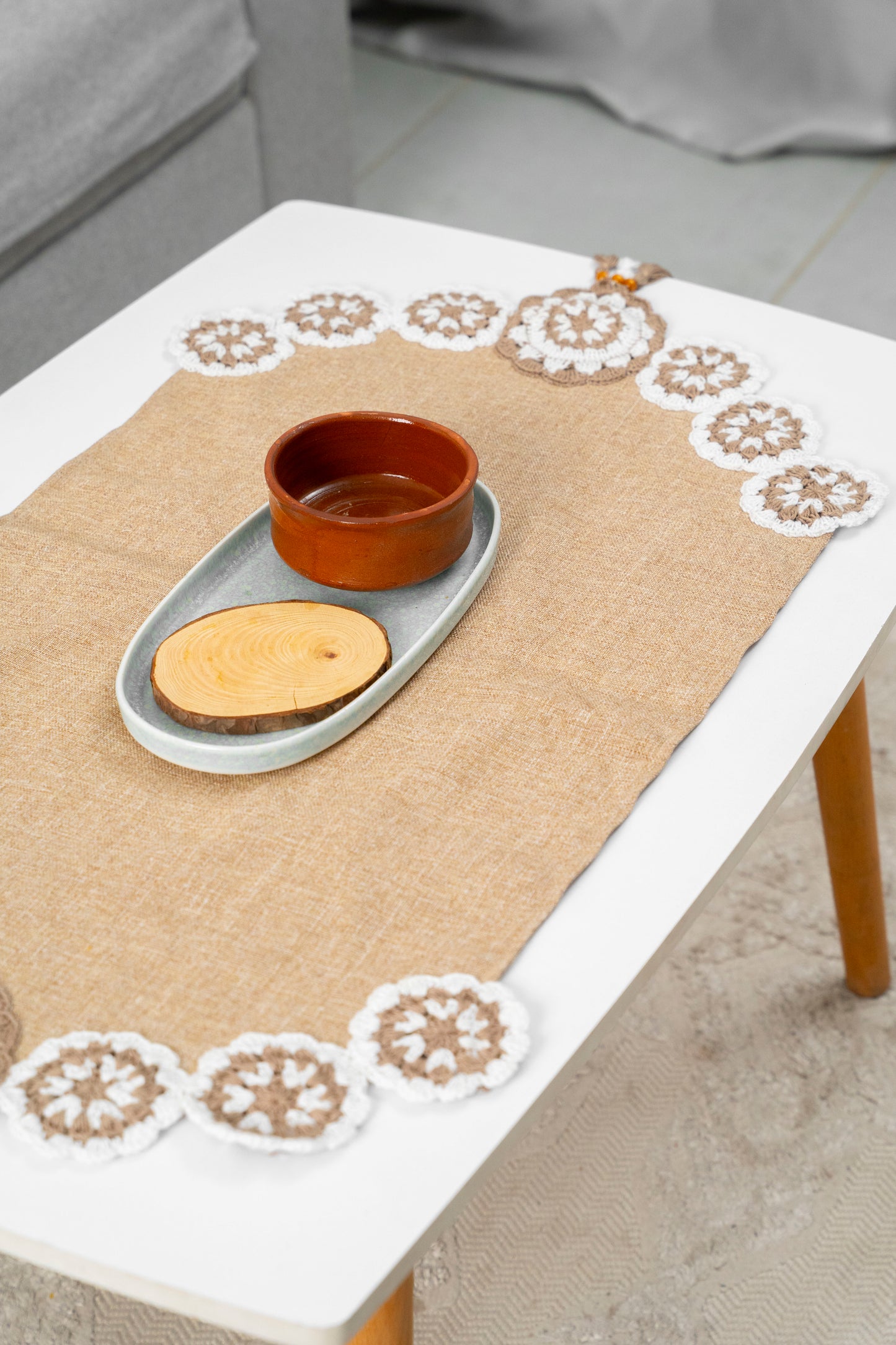macrame tablecloth 390027