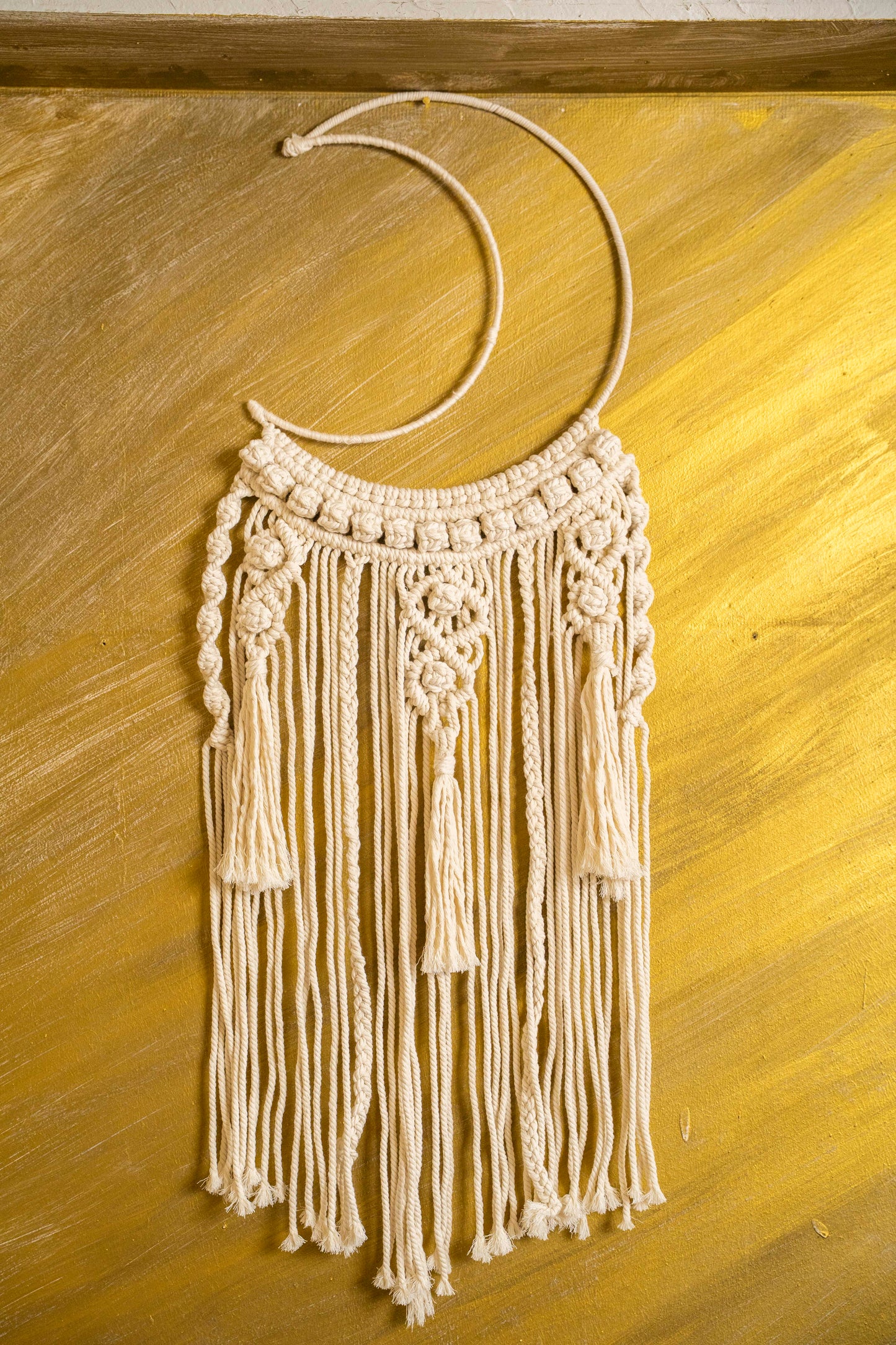 Macrame Moon Wall Hanging 400346