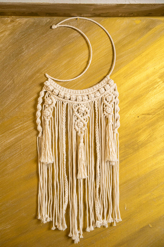 Macrame Moon Wall Hanging 400346