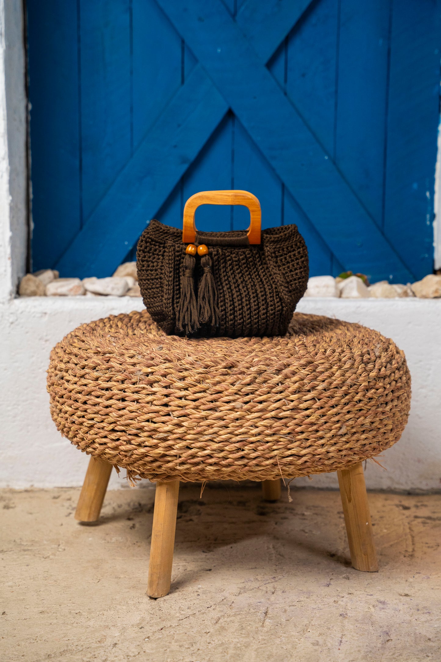 Handmade Crochet Handbag 390036