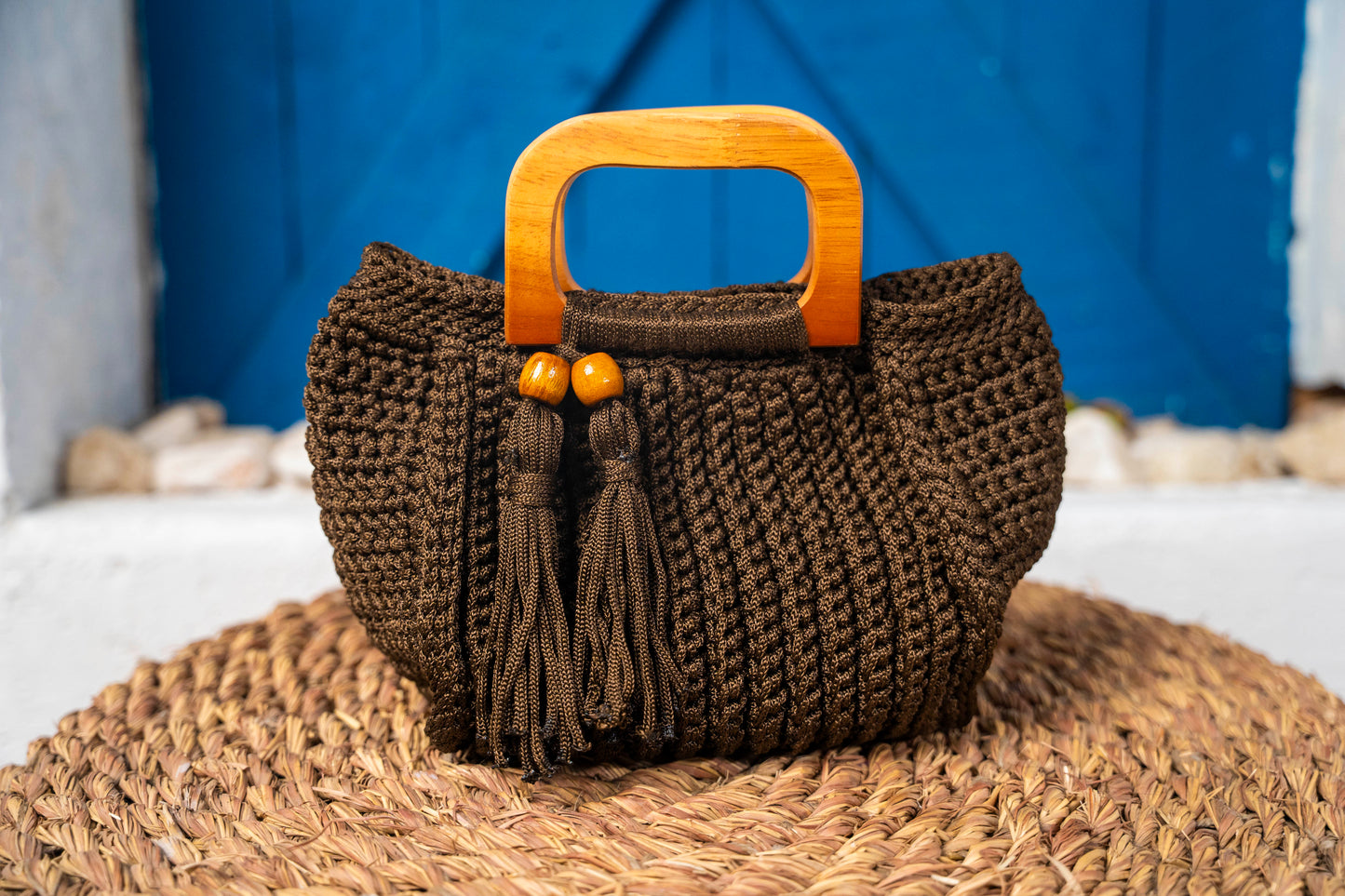 Handmade Crochet Handbag 390036