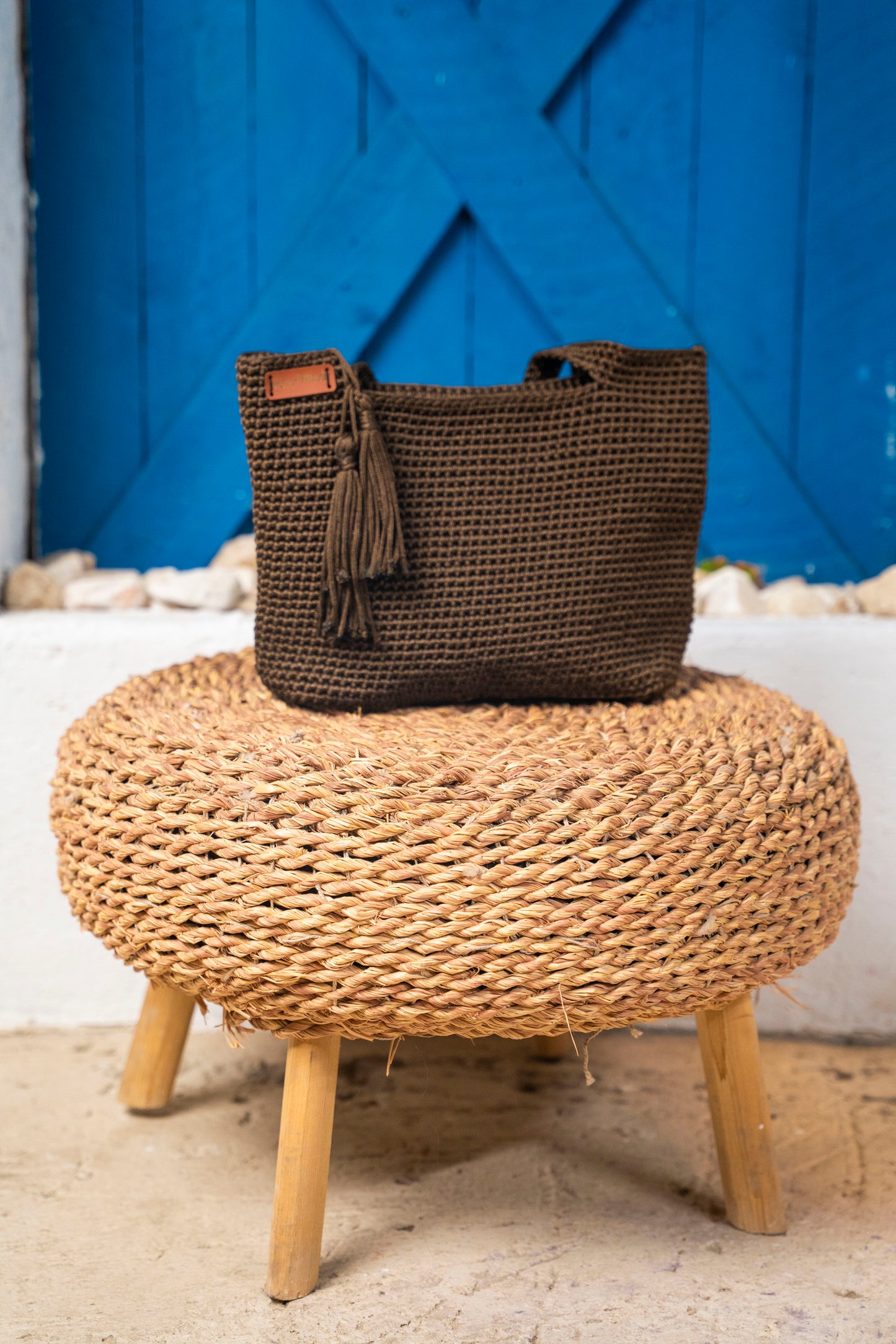 Handmade crochet handbag 390040