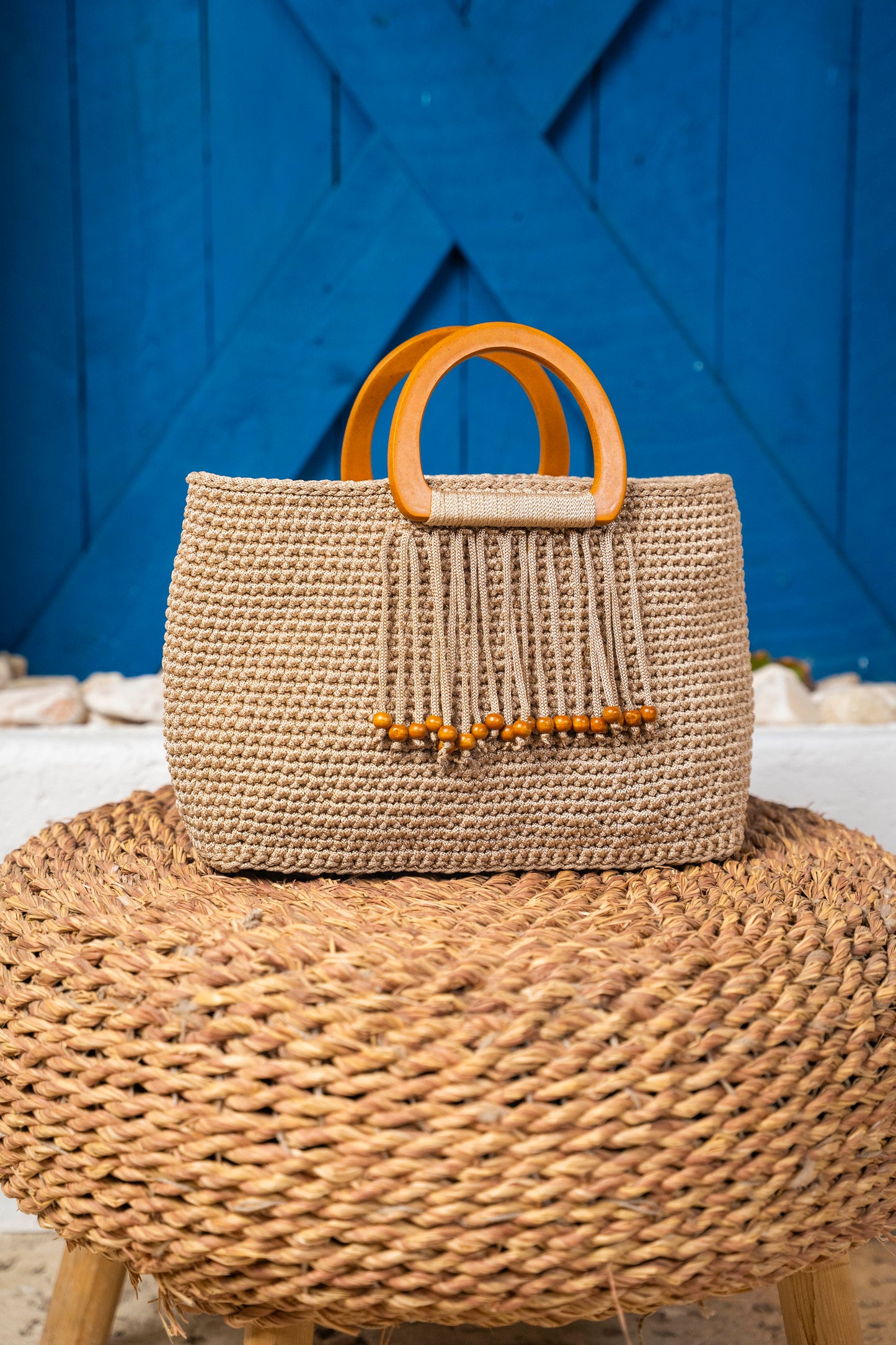 Handmade Crochet Handbag 400316
