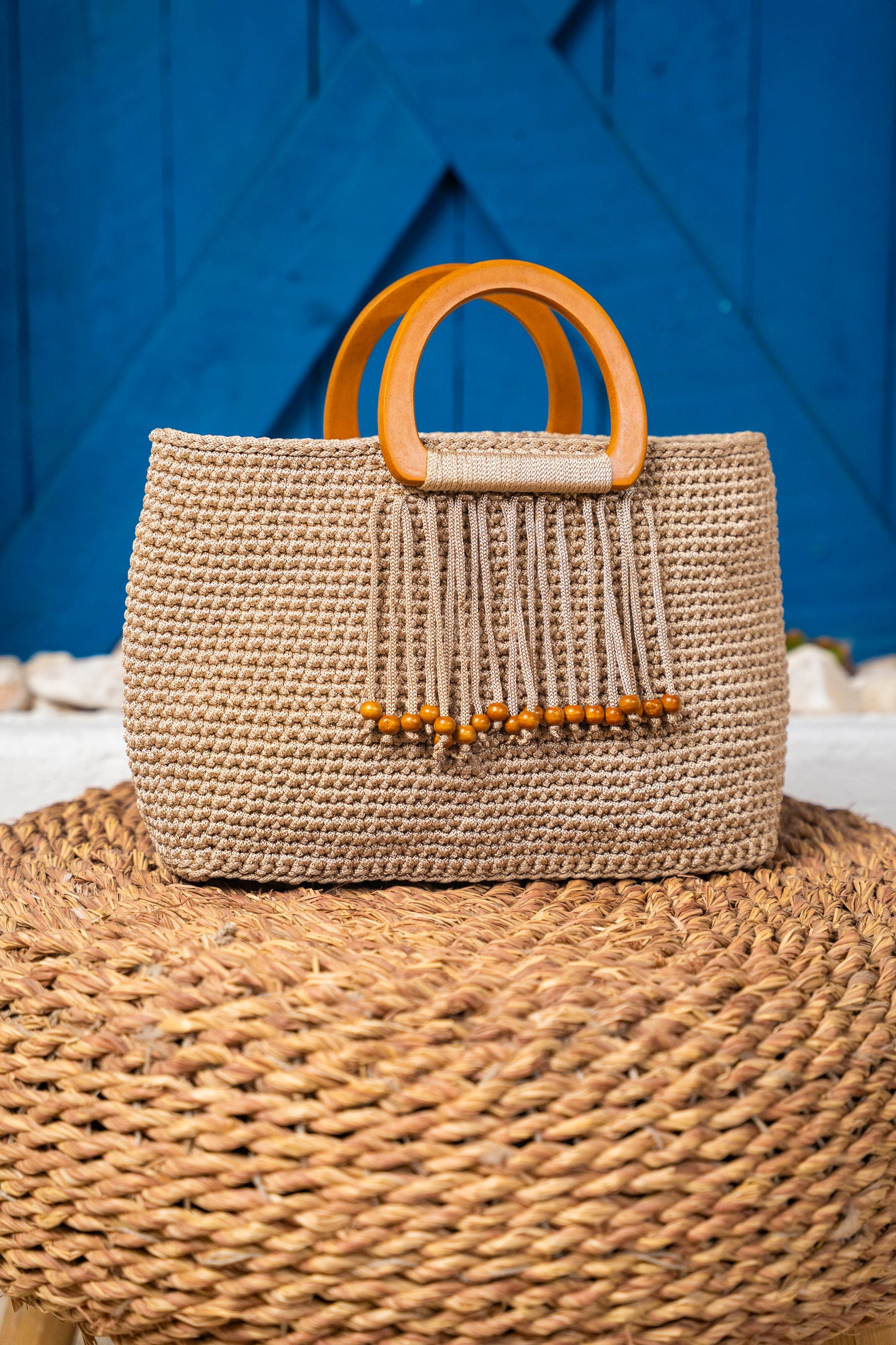 Handmade Crochet Handbag 400316