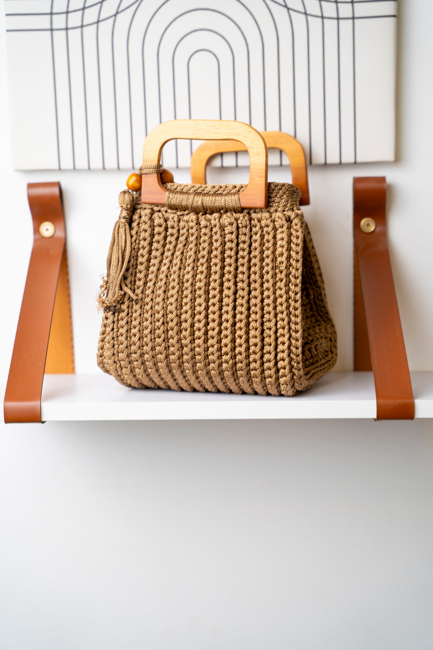 Handmade Crochet Handbag 390036