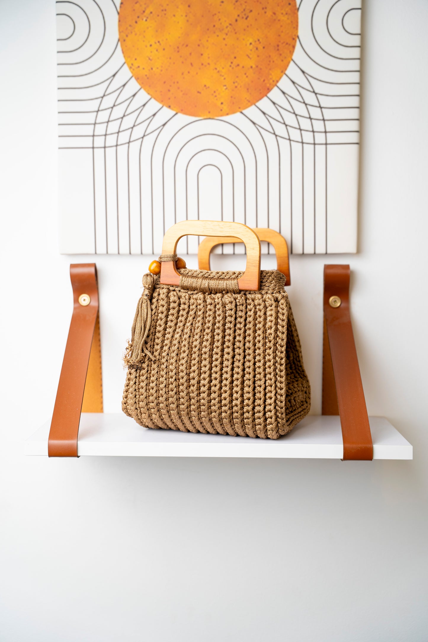 Handmade Crochet Handbag 390036
