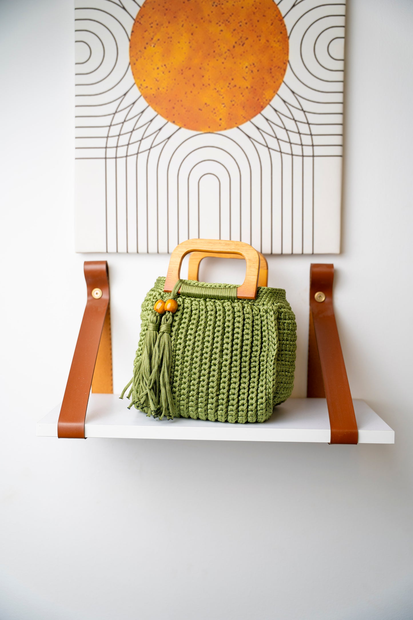 Handmade Crochet Handbag 390036