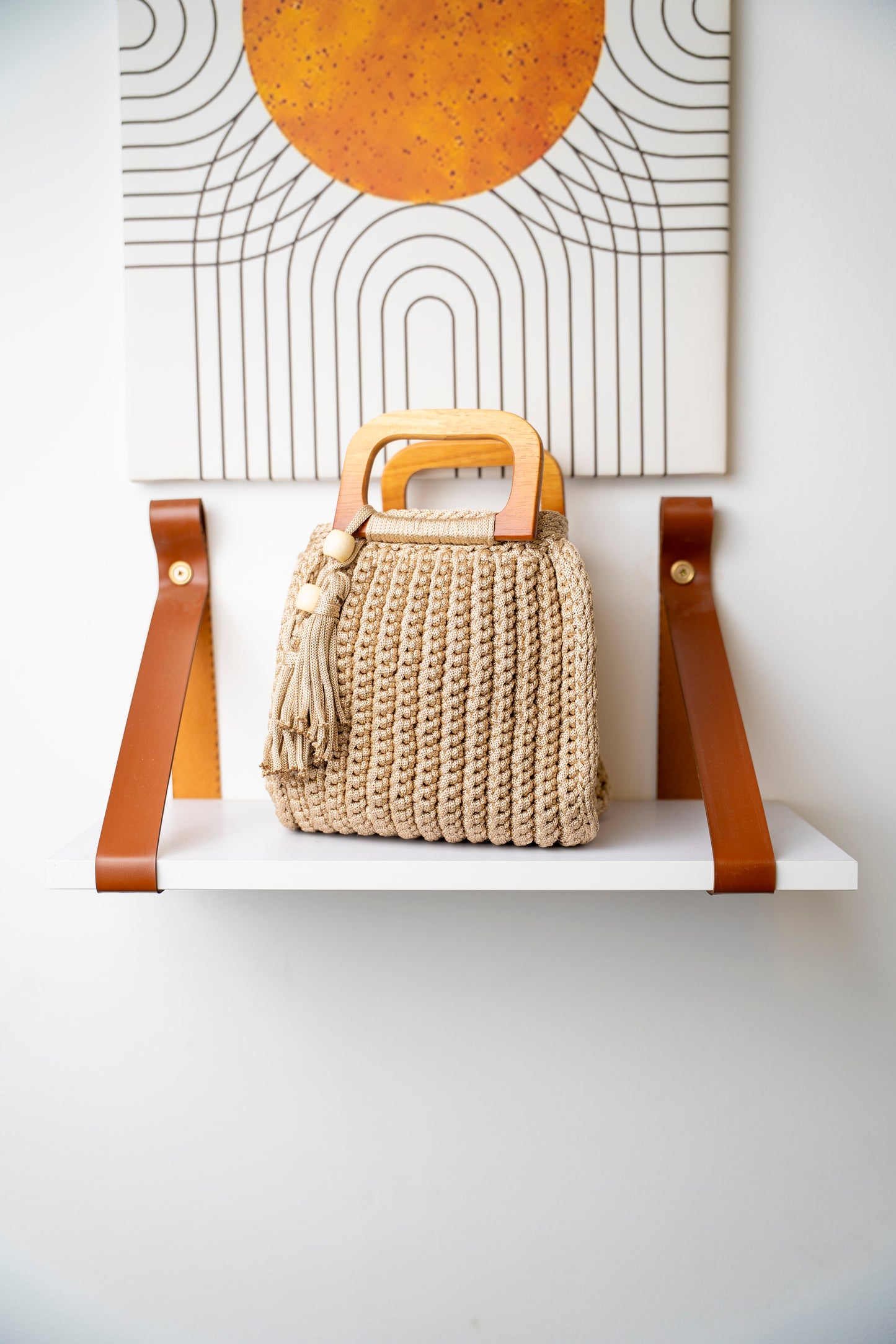 Handmade Crochet Handbag 390036