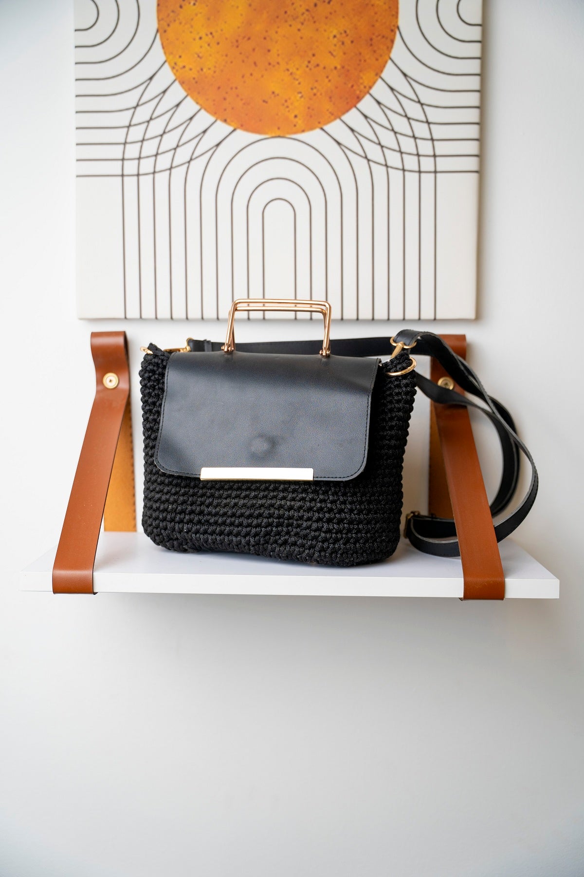 Handmade Crochet Handbag 390028