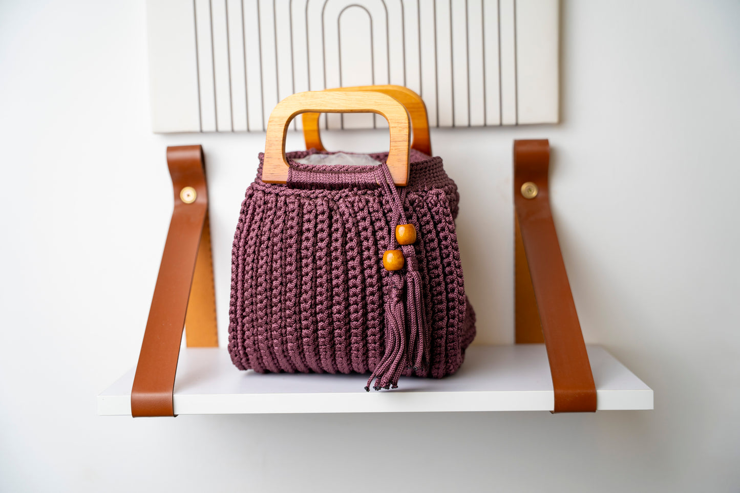 Handmade Crochet Handbag 390036