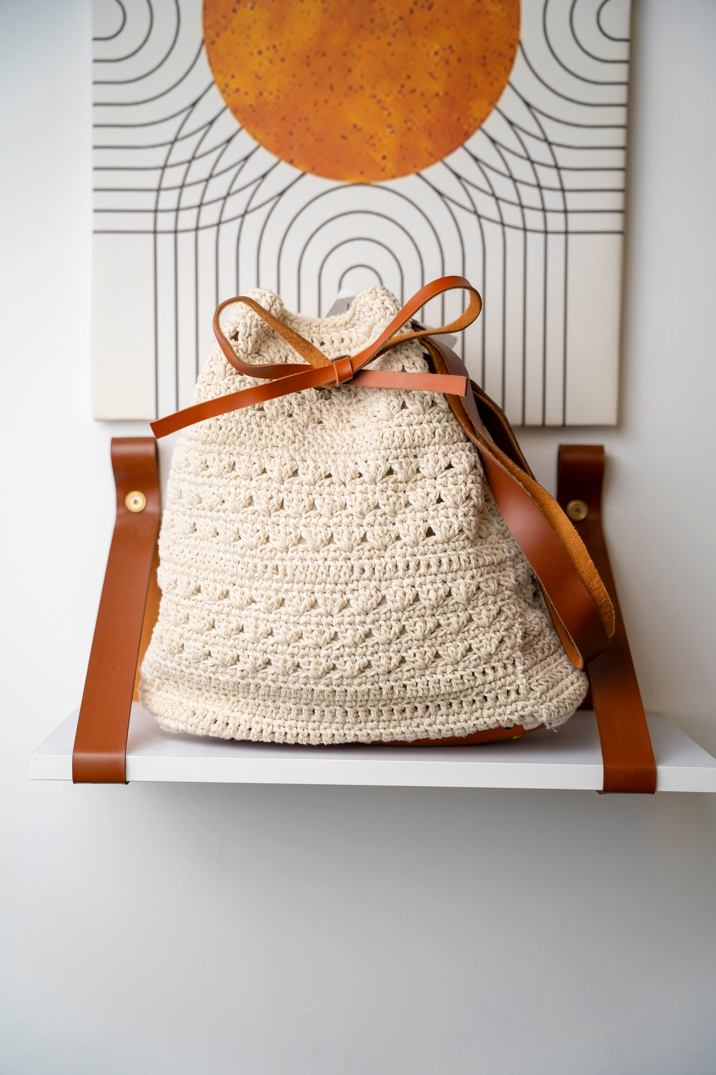 Handmade Crochet Handbag 390018