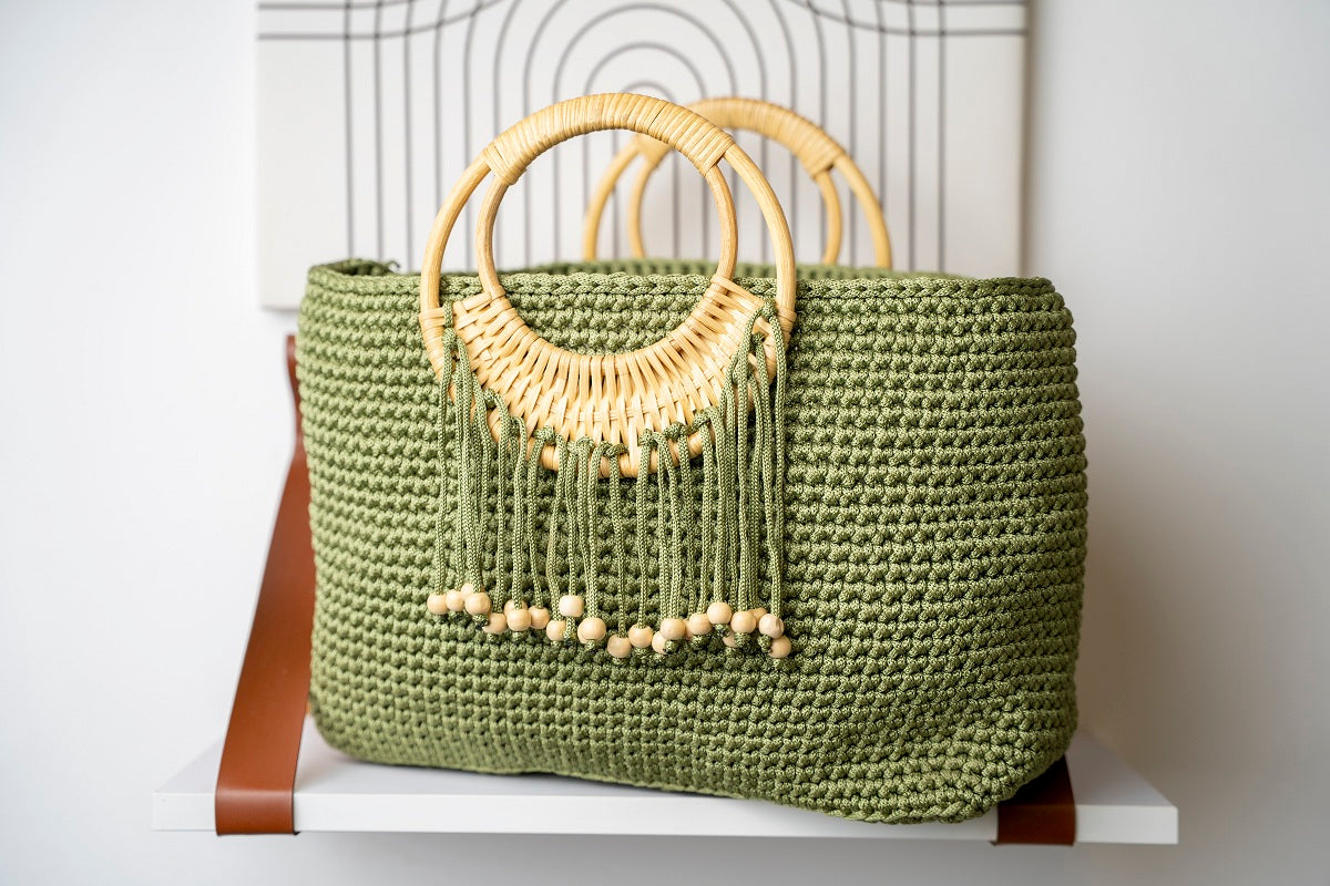 Handmade Crochet Handbag 400315