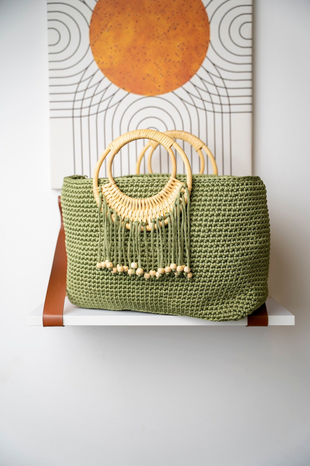 Handmade Crochet Handbag 400315