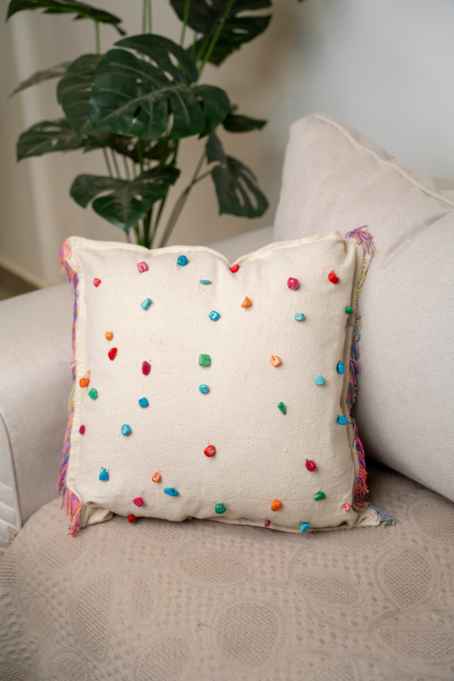 Linen Throw pillow 390025