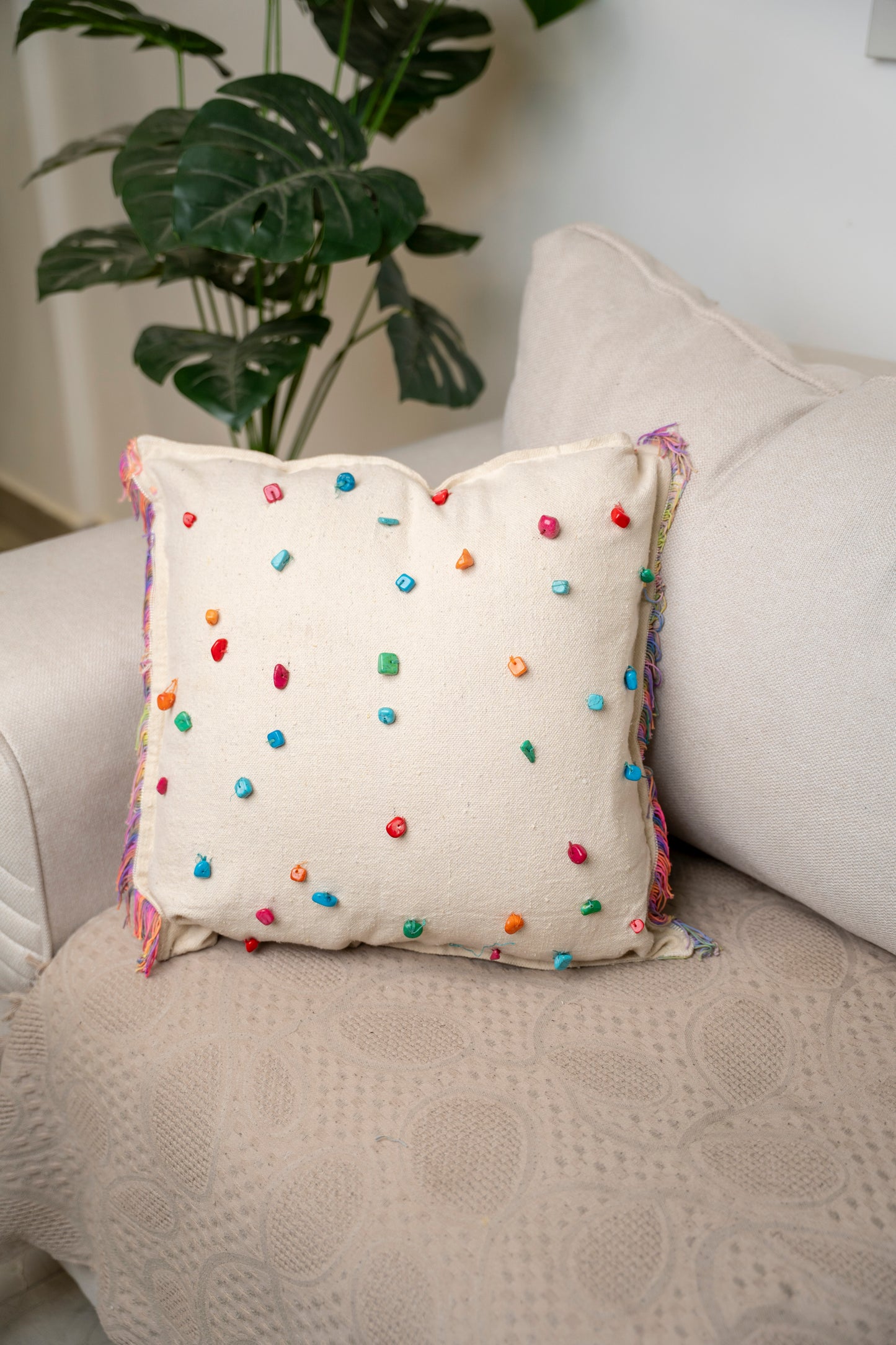 Linen Throw pillow 390025