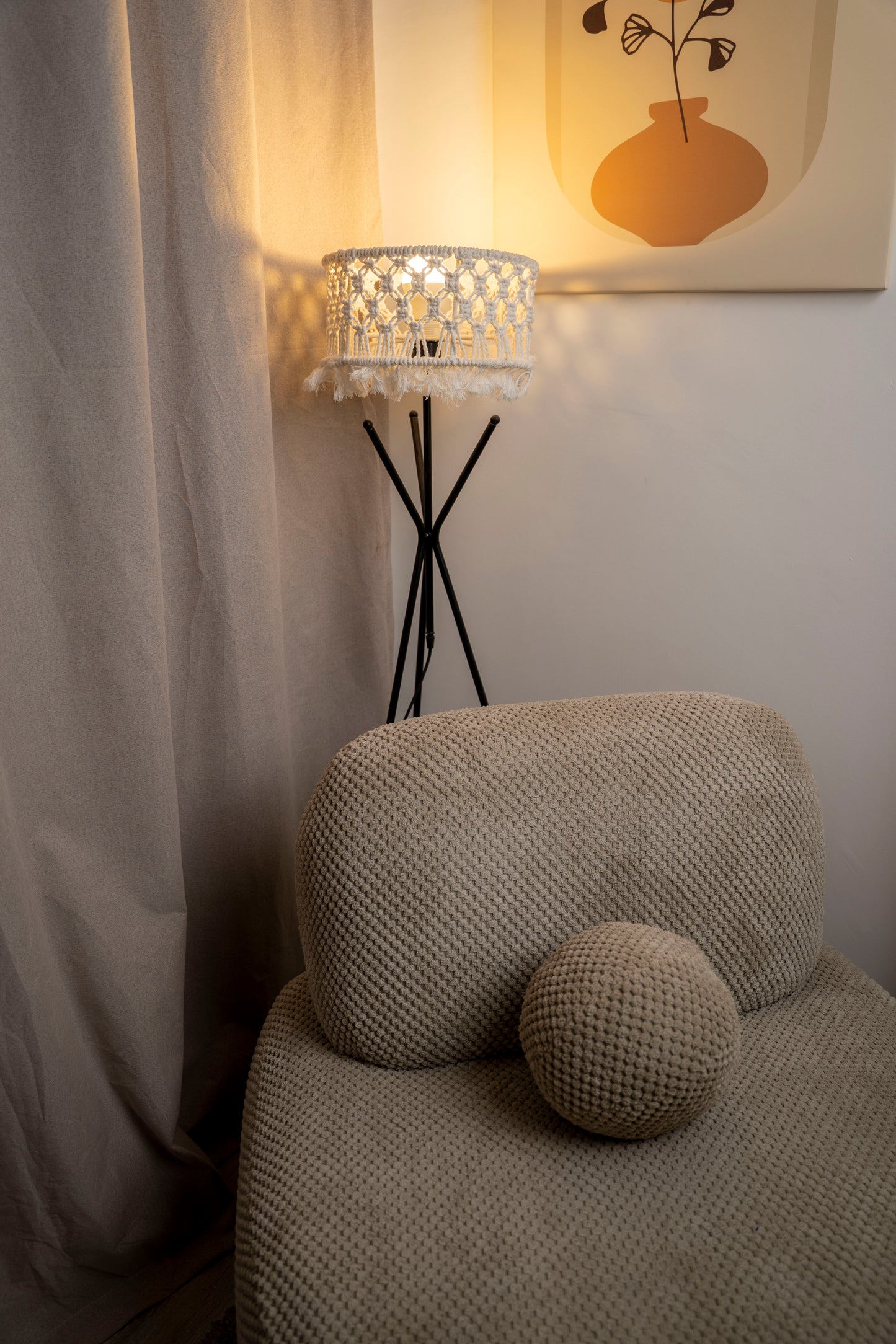 Macrame lamp 400062
