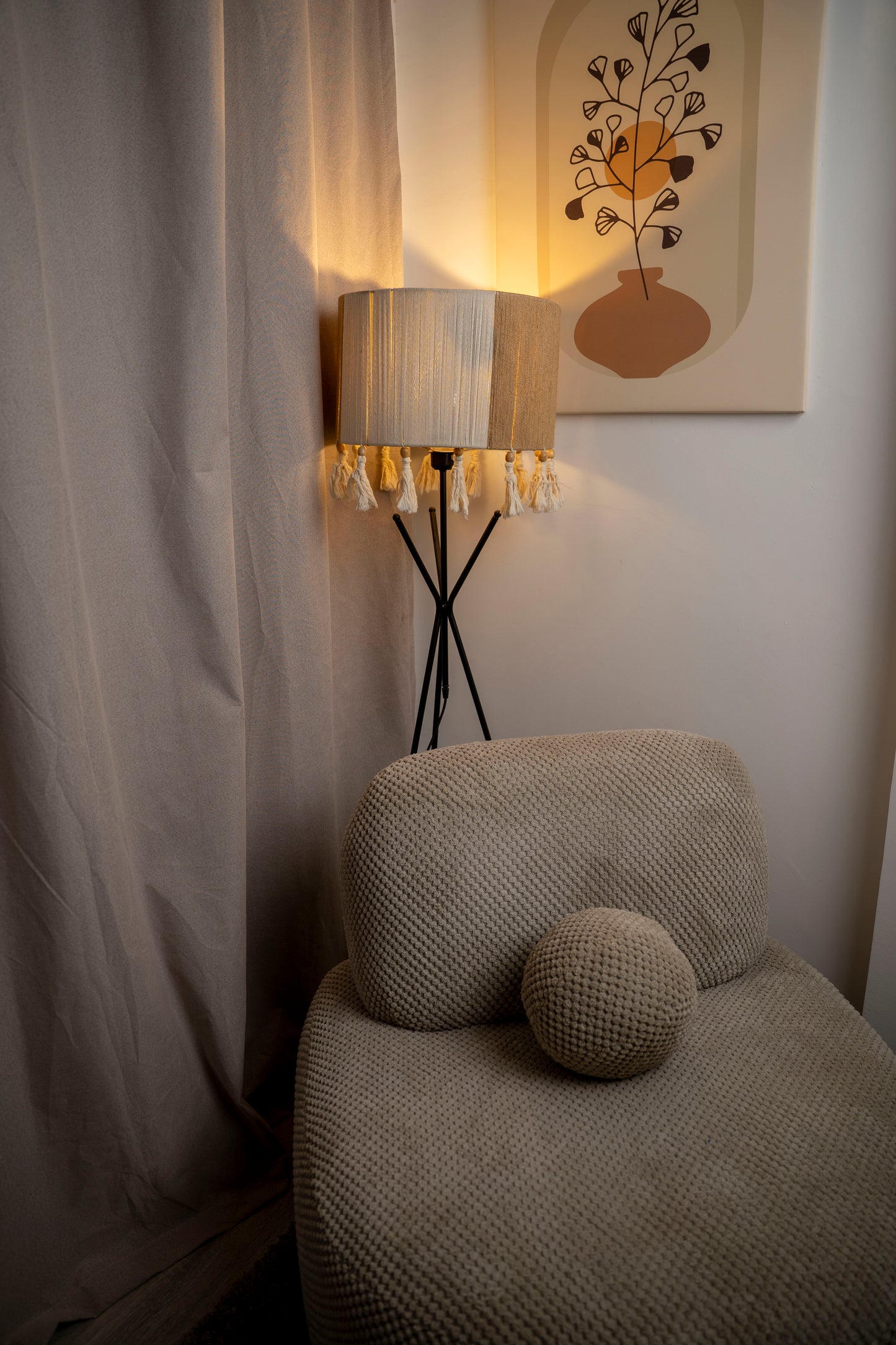 Macrame lamp 400214