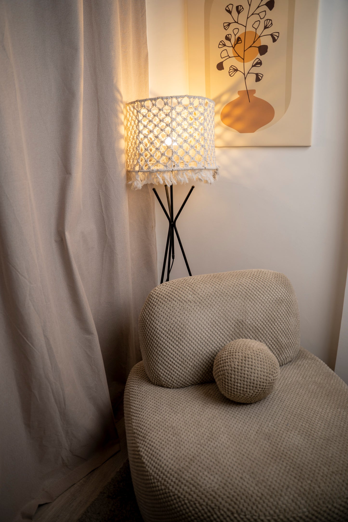 Macrame lamp 400064