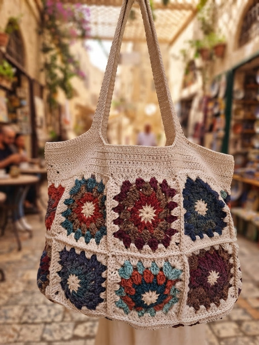Handmade Crochet Handbag 390052