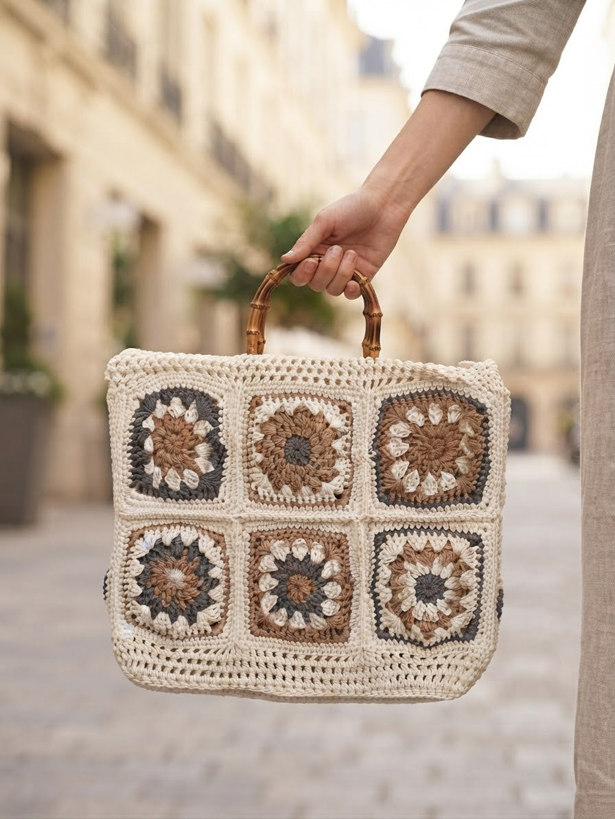 Handmade Crochet Handbag 390053